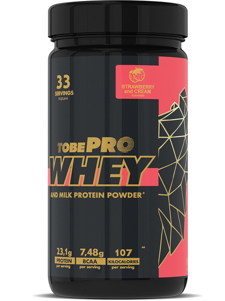 Протеин сывороточный TobePRO Иван-поле WHEY protein, Клубника со ...