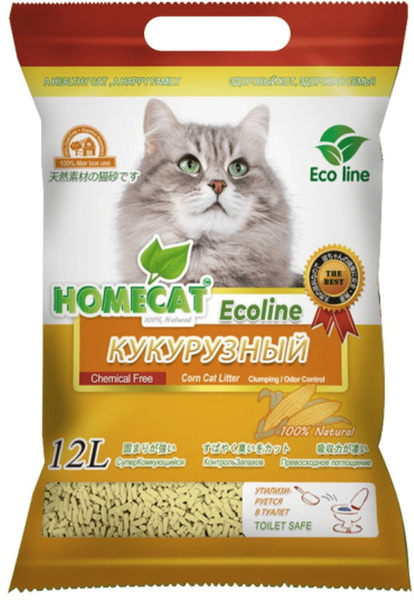 Homecat silver series 20 л 5 кг комкующийся наполнитель премиум для кошачьих туалетов