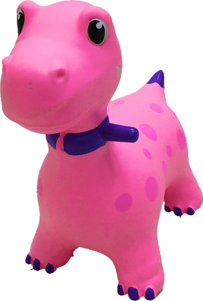 Прыгун/попрыгун/динозавр/динозаврик/животное/игрушка/резиновый/розовый ...