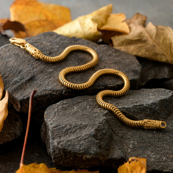 Серебро и Сталь Ювелирная мастерская Браслет Цепочка змейка на запястье ...