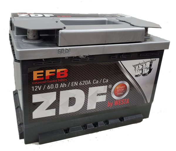 Аккумулятор автомобильный ZDF EFB 60 YT купить по выгодной цене в ...