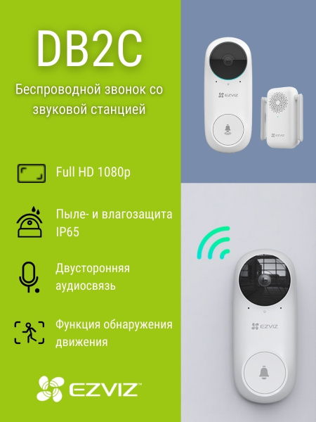Вызывная панель Ezviz DB2C купить по низким ценам в интернет-магазине ...