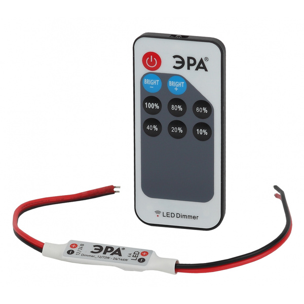 Диммер контроллер светорегулятор ЭРА Dimmer_12/72W - 24/144W для ...