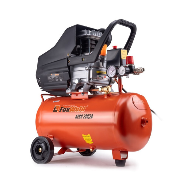 Компрессор масляный коаксиальный AERO 220/24, FoxWeld купить на OZON по ...