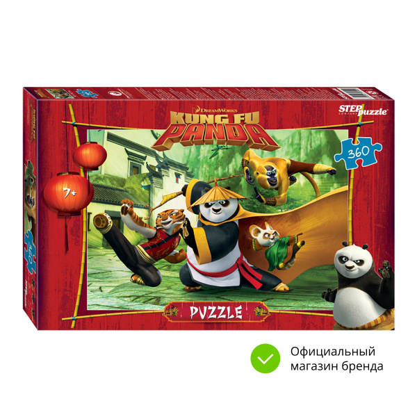 Степ Пазл / Пазл "Кунг-фу Панда" 360 деталей Step Puzzle - купить с ...