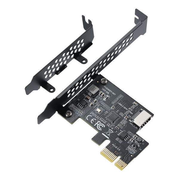Плата расширения PCI-E 1X на USB 3.2 GEN1 5 Гбитс Type-E A-Key ...
