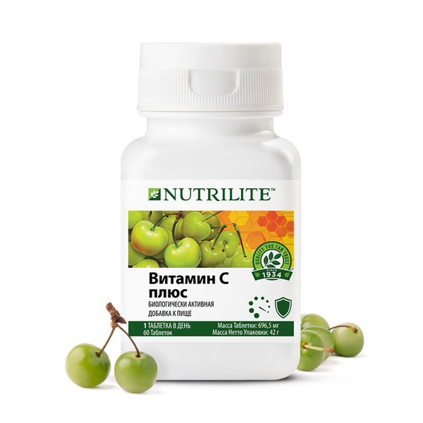 AMWAY NUTRILITE Витамин С плюс, 60 таб. Амвей - купить с доставкой по ...
