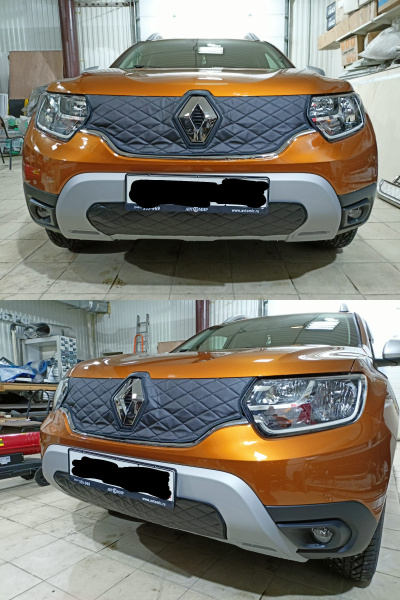 Утеплитель радиатора для Renault Duster (2020 -н.в.) II 1шт Рено Дастер ...