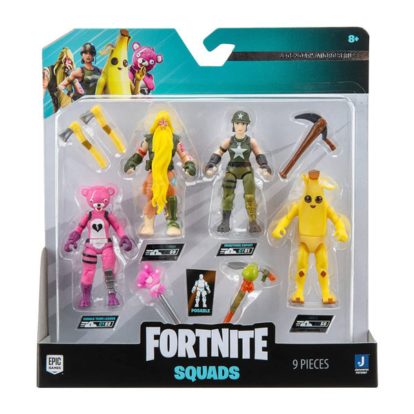 Игровой набор Fortnite Micro Series - 4 фигурки и аксессуары Squads ...