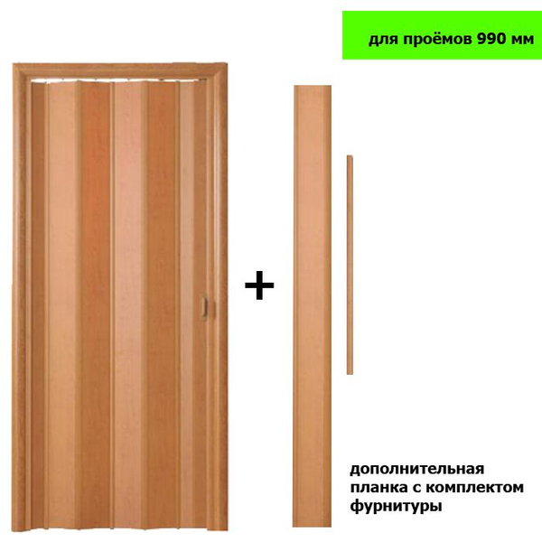 РСП Дверное полотно Миланский орех, ПВХ (поливинилхлорид), Глухая ...