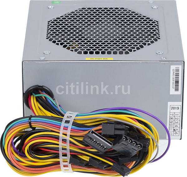 Блок питания QDION Q-DION QD450 (qd-450) серый - 450 Вт, ATX 24-пин, 4 ...