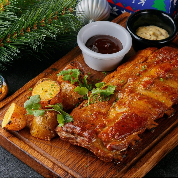Ребра свиные варено- копченые ( Моя ферма ) купить на OZON по низкой ...