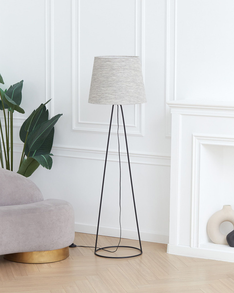 Светильник напольный/ Торшер Альфа/ абажур серый мрамор - купить по ...