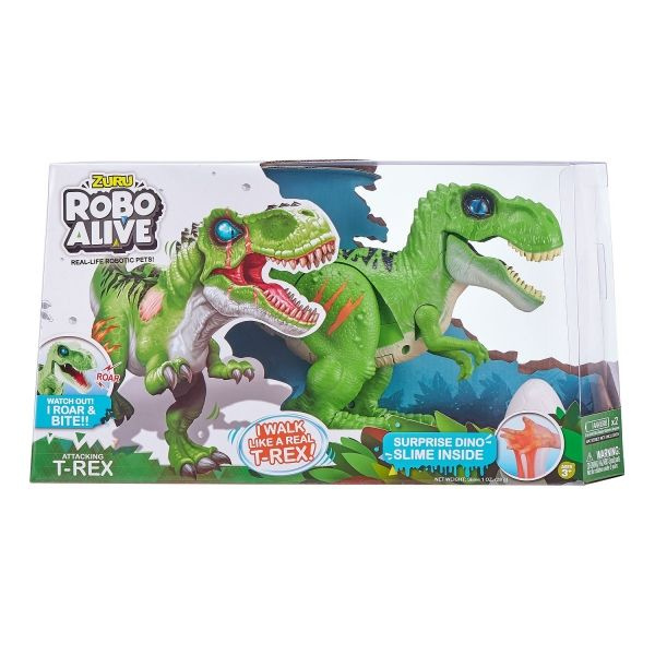 Динозавр-робот ROBO ALIVE Zuru T-Rex Зеленый - купить с доставкой по ...
