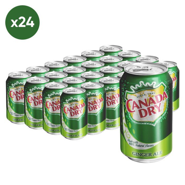 Газированный напиток Canada Dry Ginger Ale - имбирный эль (Польша), 330 ...