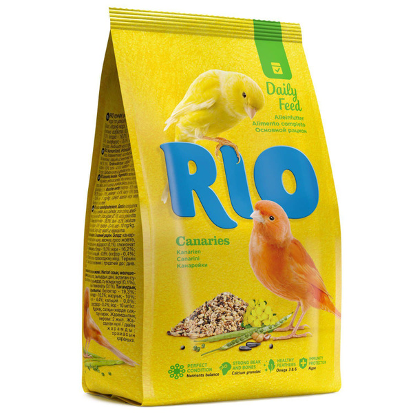 Характеристики Корм для канареек RIO основной 1кг подробное описание ...