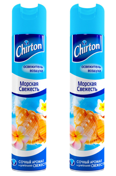 Chirton, Освежитель воздуха, Морская Свежесть, 300мл 3 шт 2 уп - купить ...