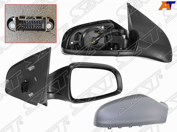 Зеркало правое для Опель Астра H 2004-2007, Opel Astra H зеркало правое ...