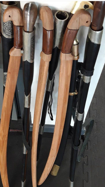 Шашка для фланкировки из бука ДревоЕвсеева, длина 96 см, на рост от 1 ...