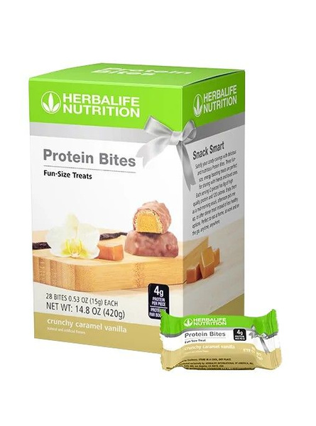 Herbalife / Протеиновые мини-батончики Ваниль в хрустящей карамели ...