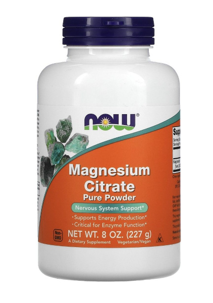 Магний цитрат Нау, Magnesium Citrate, порошок, 227 грамм - купить с ...