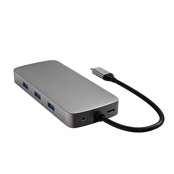 Док станция USB type C 10-в-1 для ноутбука (порт репликатор ...