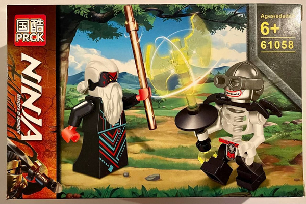 Конструктор Фигурки лего Персонажи Ninjago Унагами против Скелета ...