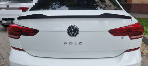 Спойлер на багажник для Volkswagen Polo лифтбек M4 2020+ под покраску ...