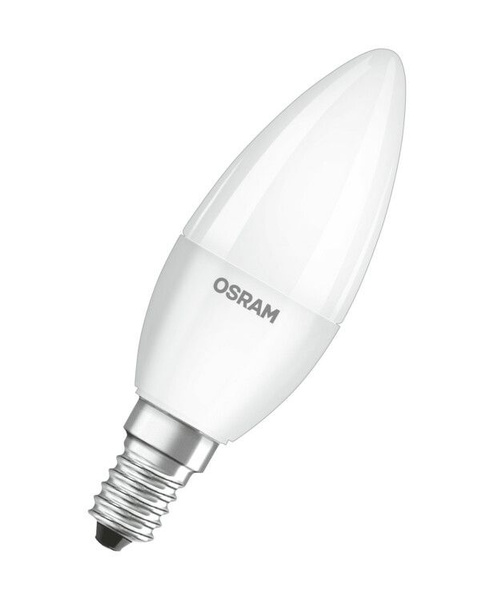 Светодиодная Лампочка OSRAM E14 Свеча 470 Лм 4000 К - купить в интернет ...