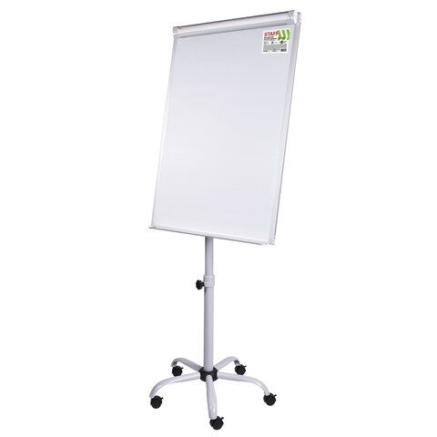 Доска-флипчарт магнитно-маркерная 70x100 см, передвижная, на пятилучии ...