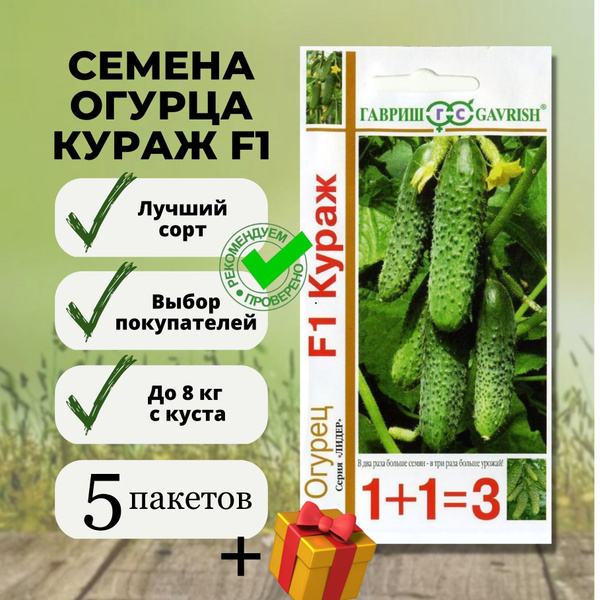Огурцы Гавриш набор огурца кураж - купить по выгодным ценам в интернет ...