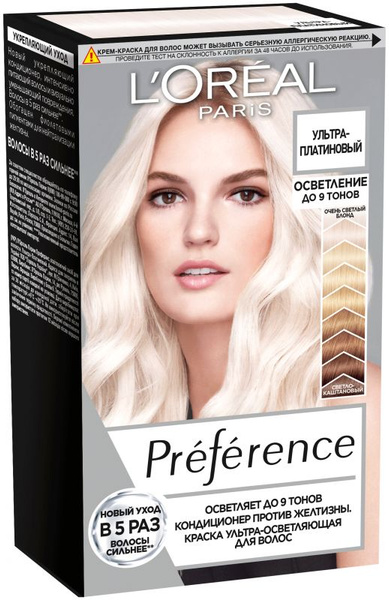 L'Oreal Paris/ Preference Осветлитель для волос Ультра-платиновый ...