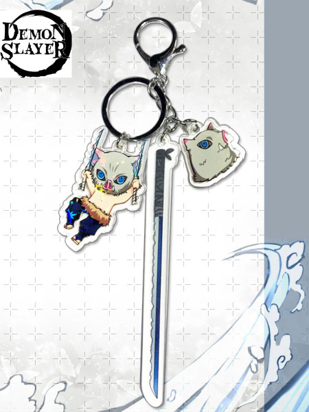 Брелок DRAKON IRG Клинок рассекающий демонов/ акриловый брелочек demon ...