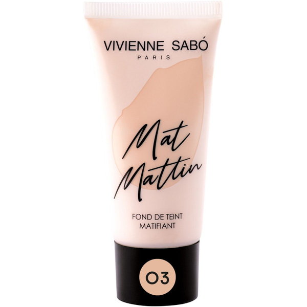 Матирующий тональный крем Vivienne Sabo Mat Mattin, гладкая ровная кожа ...