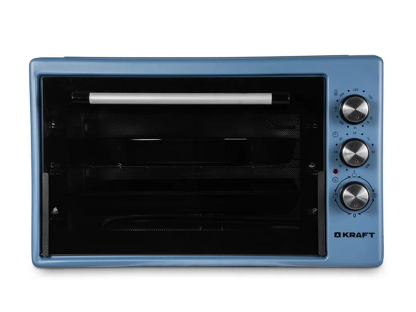 Мини-печь KRAFT KF-MO 3801 BU, серебристый, черный, 38 л купить по ...