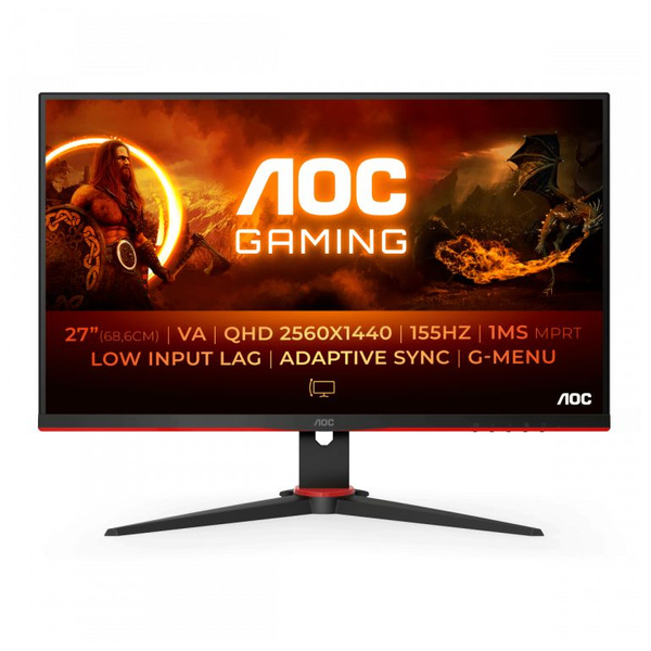 Монитор AOC Q27G2E/BK черный 27" - купить по выгодной цене в интернет ...