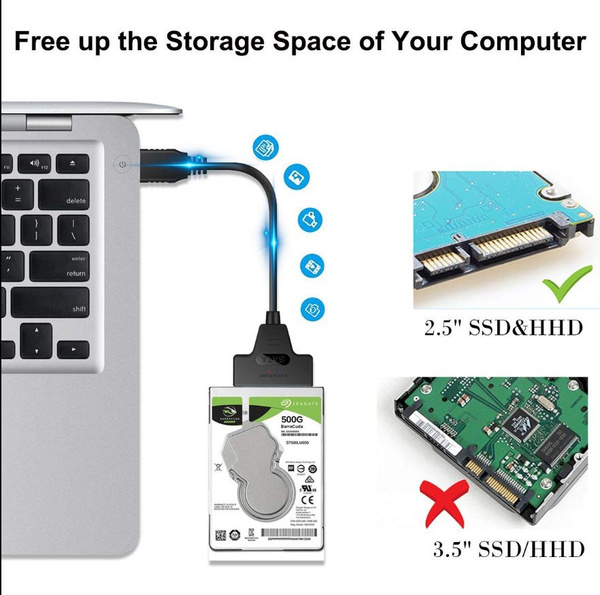 Адаптер-переходник Sata III - USB Type C для SSD/HDD 2.5 - купить с ...