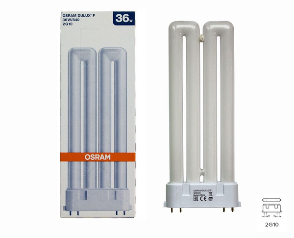 LAMPADA RISPARMIO FLUORESCENTE 36w Osram Dulux F 4-pin 840 4000k Osram DF36840 - Foto 13