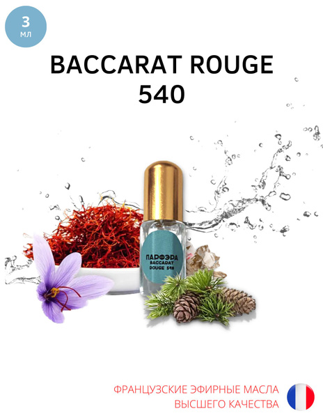 Масляные духи ПАРФЭРА 3 мл. - Baccarat rouge 540 / Бакарат 540 - купить ...