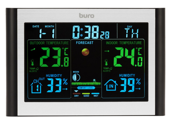 Метеостанция Buro BU-WSH114-COLOR купить по выгодной цене в интернет ...