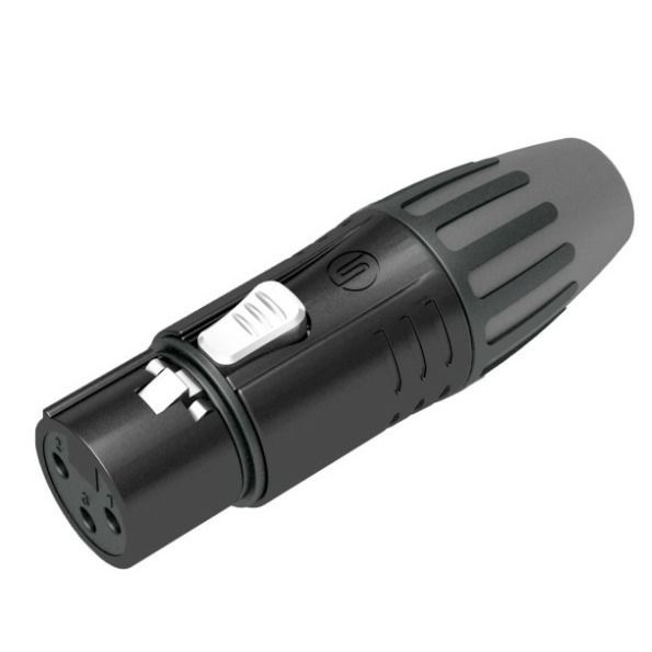 Разъем XLR (Мама) Seetronic SCMF3-BG - купить с доставкой по выгодным ...