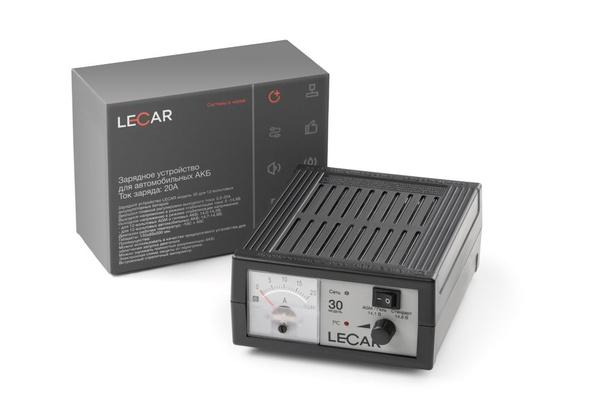 Зарядное устройство "LECAR 30" 12В 0 8-20A фирм.упак LECAR