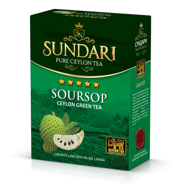 Sundari Чай зеленый Soursop, 100 г - купить с доставкой по выгодным ...