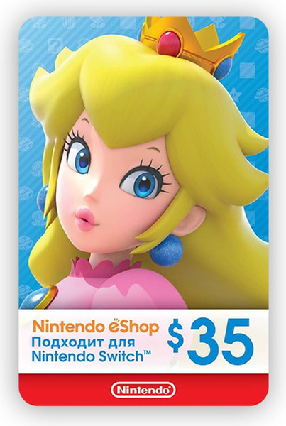 Карта оплаты Nintendo eShop 35 USD USA (цифровая версия) купить по ...