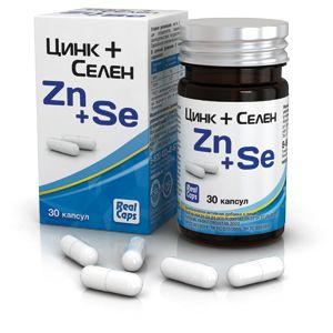 Цинк + Селен РеалКапс 25 мг. 30 капс. - купить с доставкой по выгодным ...