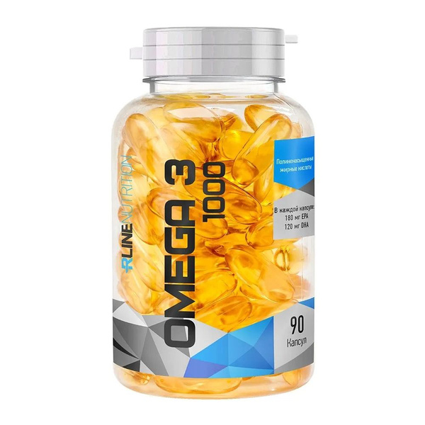Омега 3 RLine Omega 3 1000 , EPA 540 мг, DHA 360 мг - 90 капсул ...