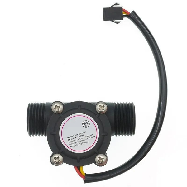 Счетчик датчик расхода воды и не агрессивных жидкостей YF-S201 / YF ...