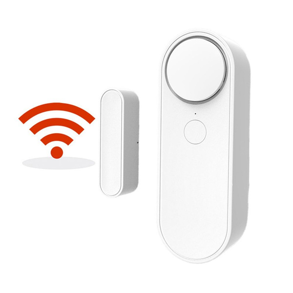 Датчик открытия двери Tuya WiFi со звуковым сигналом, детектор открытия ...