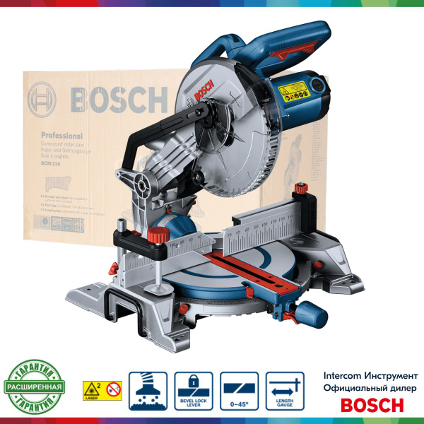 Торцовочная пила Bosch GCM 216 (0601B33000) - купить в интернет ...