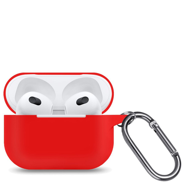 Ультратонкий силиконовый чехол для наушников Apple AirPods 3 / кейс для ...